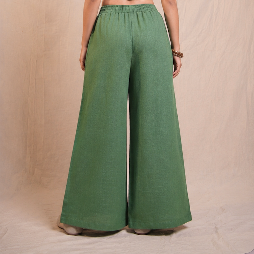 Kaery Green Cotton Pants