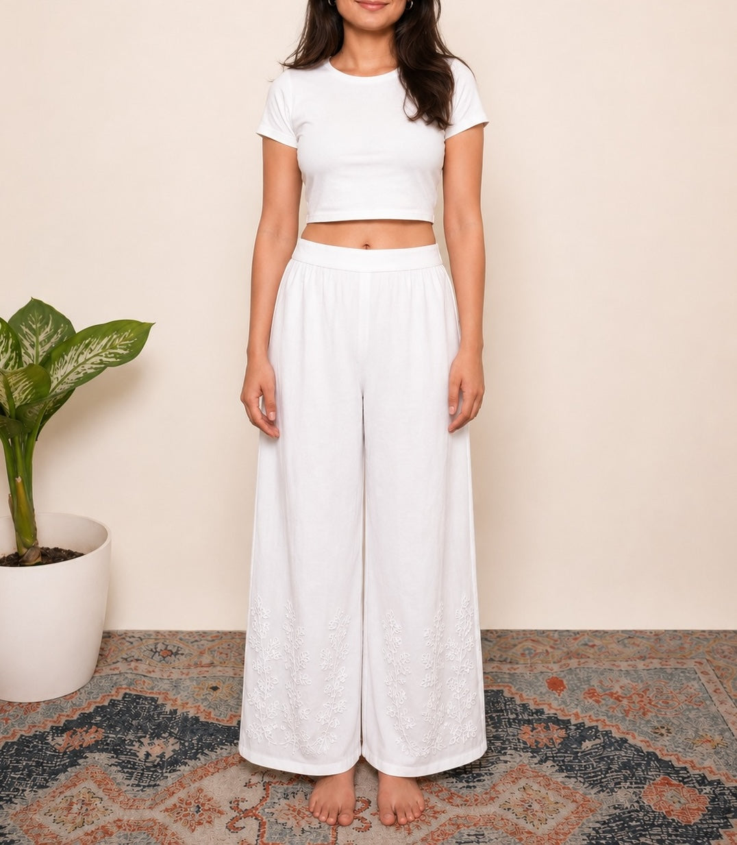 Sukoon Embroidered Pants