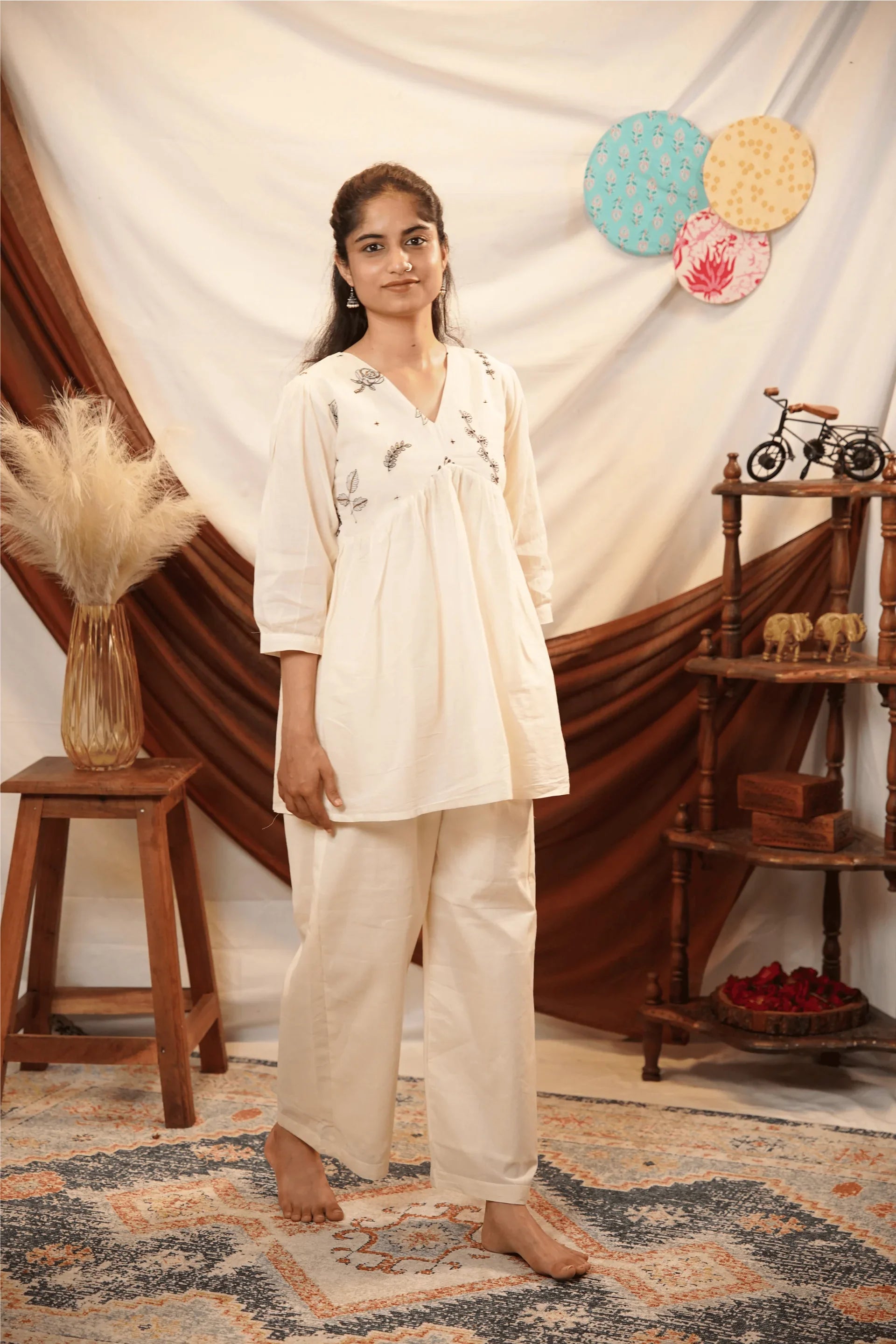 Chandni Embroidered Kurta Set