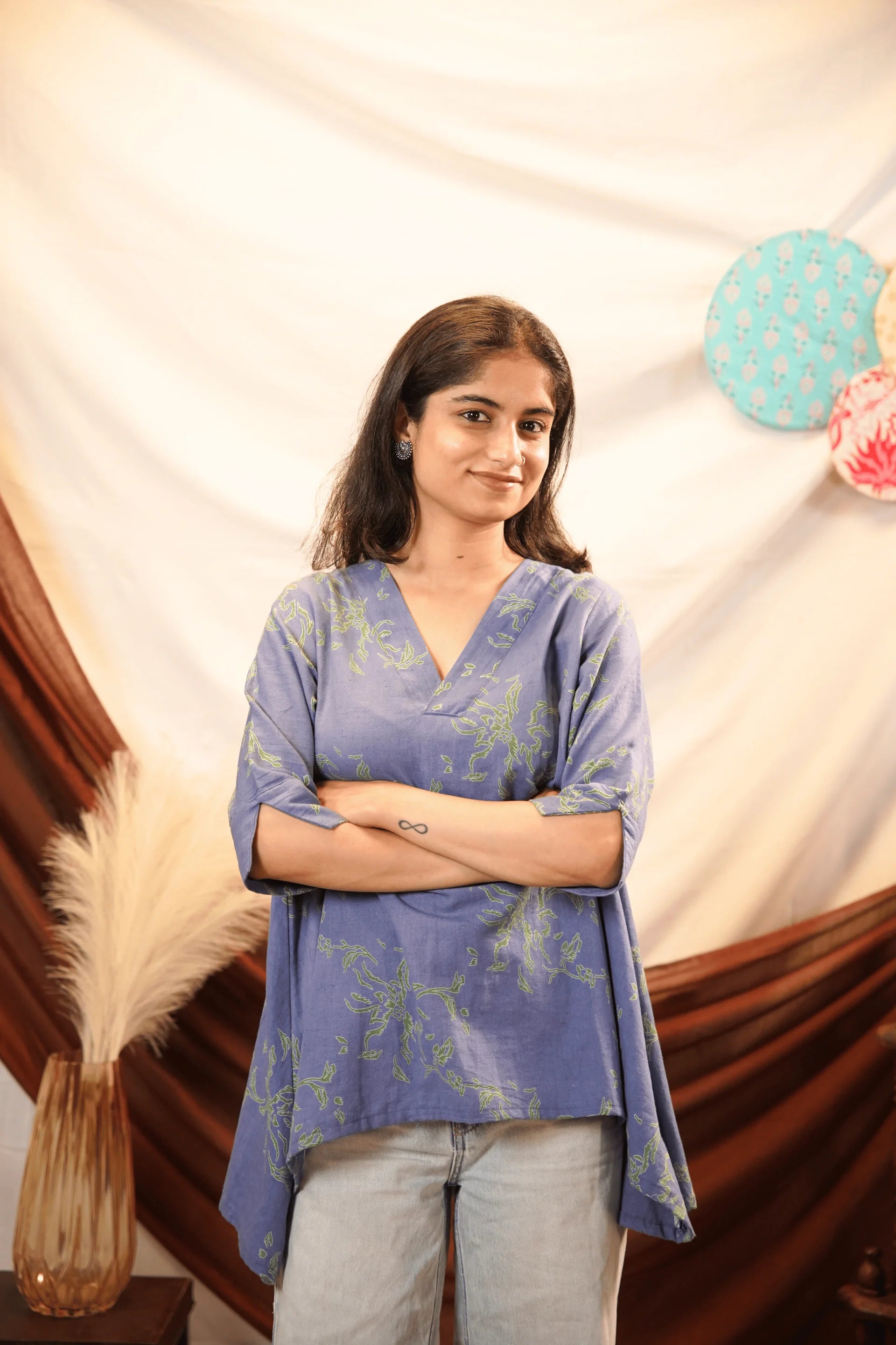Jheel Short Kurti