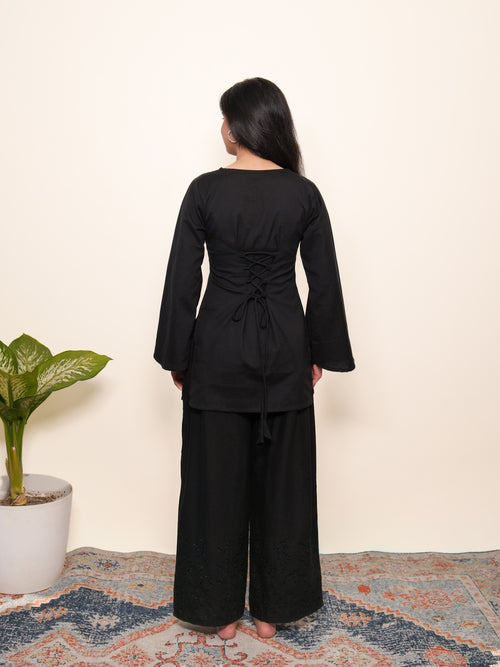 Chaaya Embroidered Bell Sleeved Kurta Set