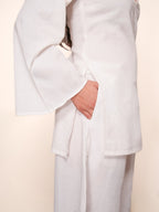 Sukoon Embroidered Bell Sleeved Kurta Set