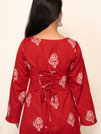 Rosie Bell Sleeved Short Kurti