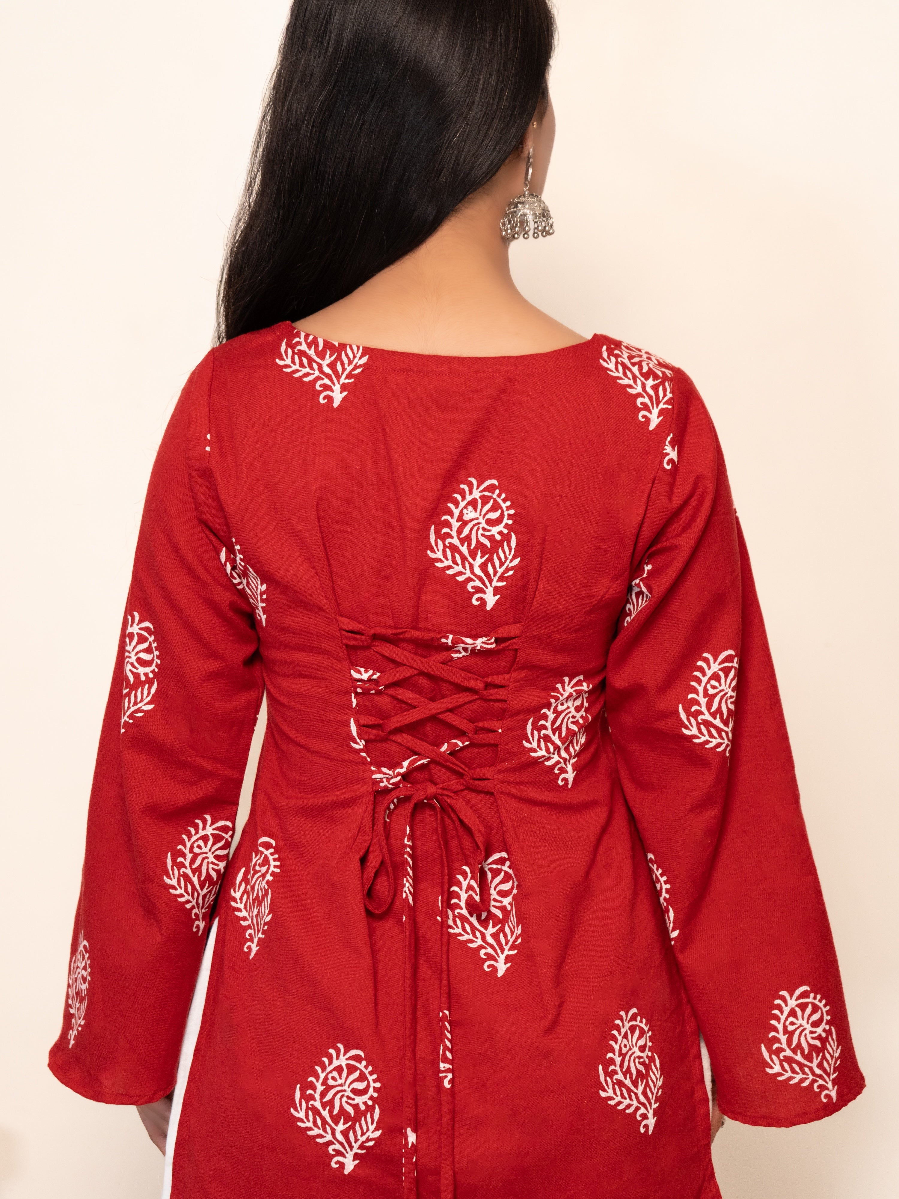 Rosie Bell Sleeved Short Kurti