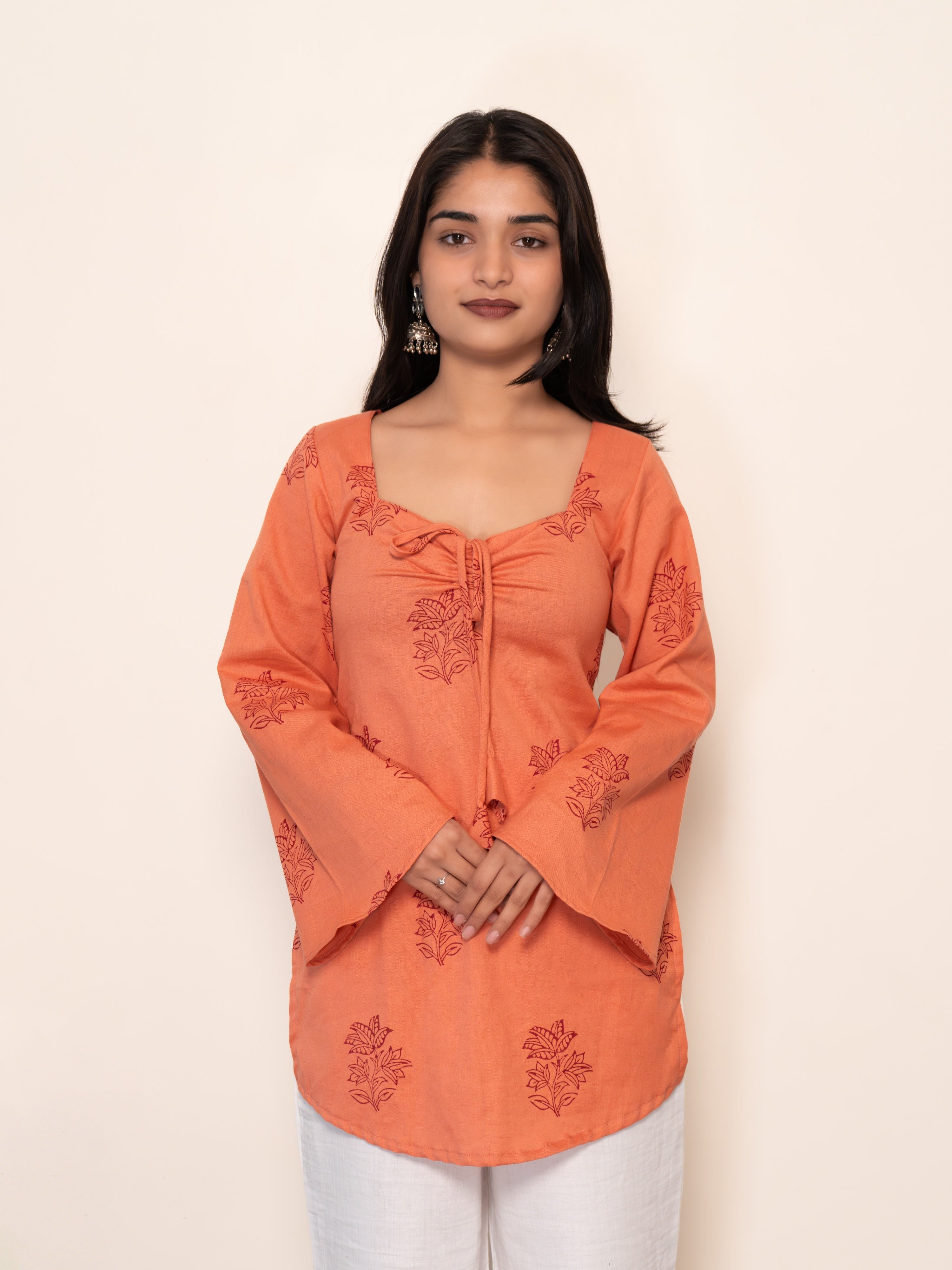 Titli Bell Sleeved Short Kurti
