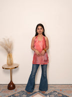 Sitara Halter Neck Short Kurti